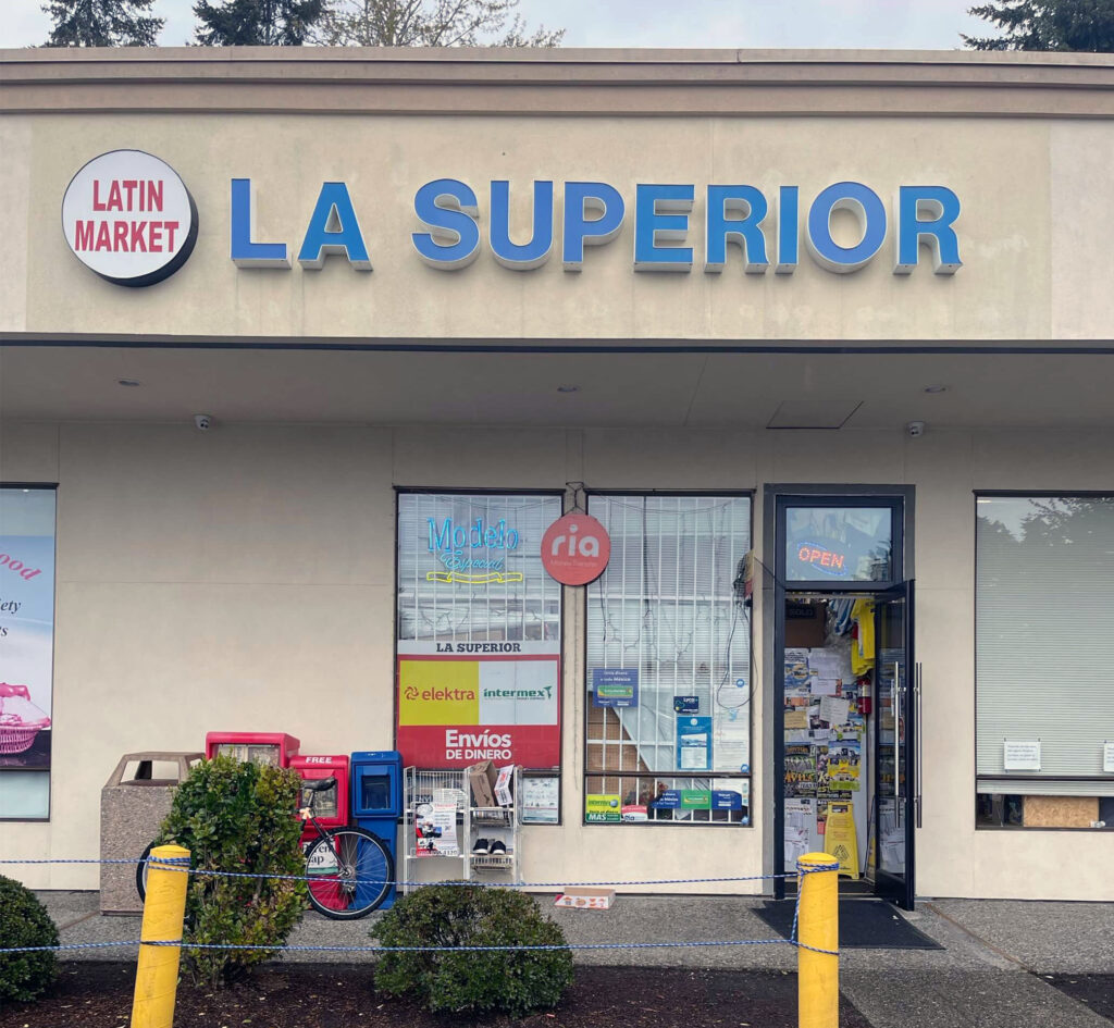 La Superior is a local Bellevue business specializing in Latin American products. They offer baked goods, specialty Latin foods, and international calling cards among other products. 